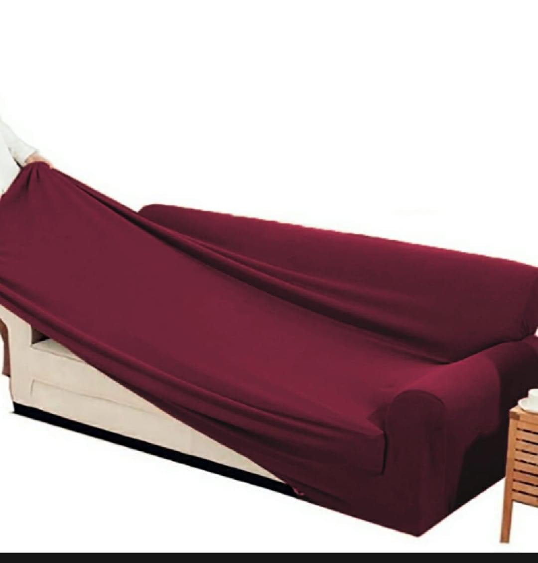 Jersey Sofa Covers - Maroon