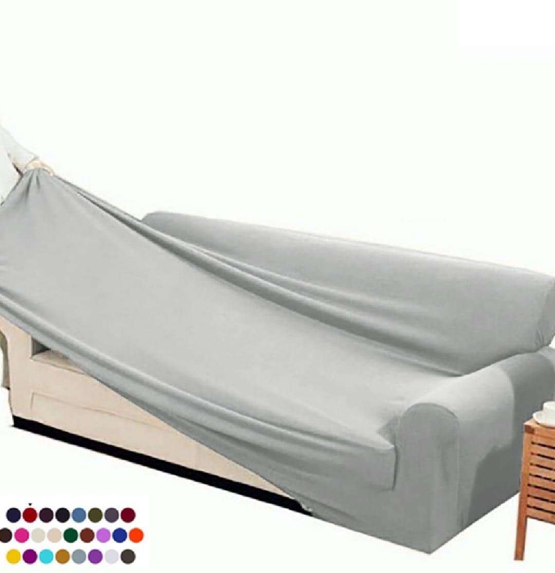 Jersey Sofa Covers - Light Grey