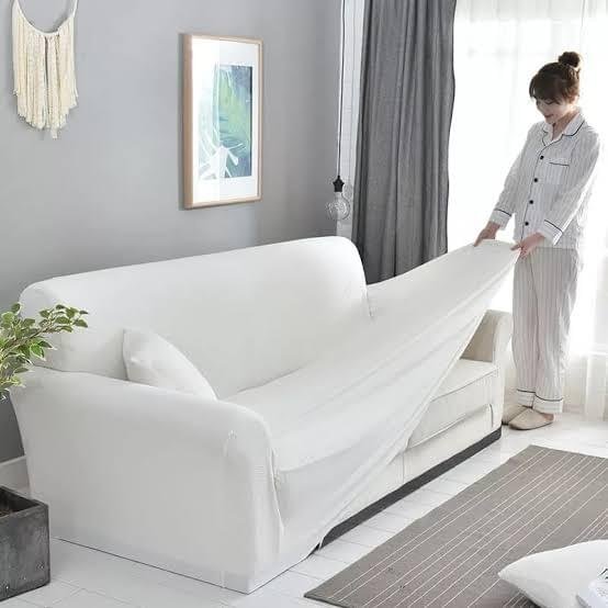 Jersey Sofa Covers -White